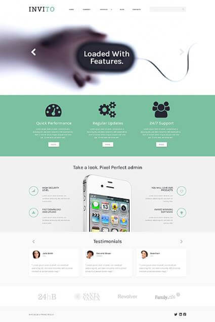 Blurred-Mobile-Company-WordPress-Theme