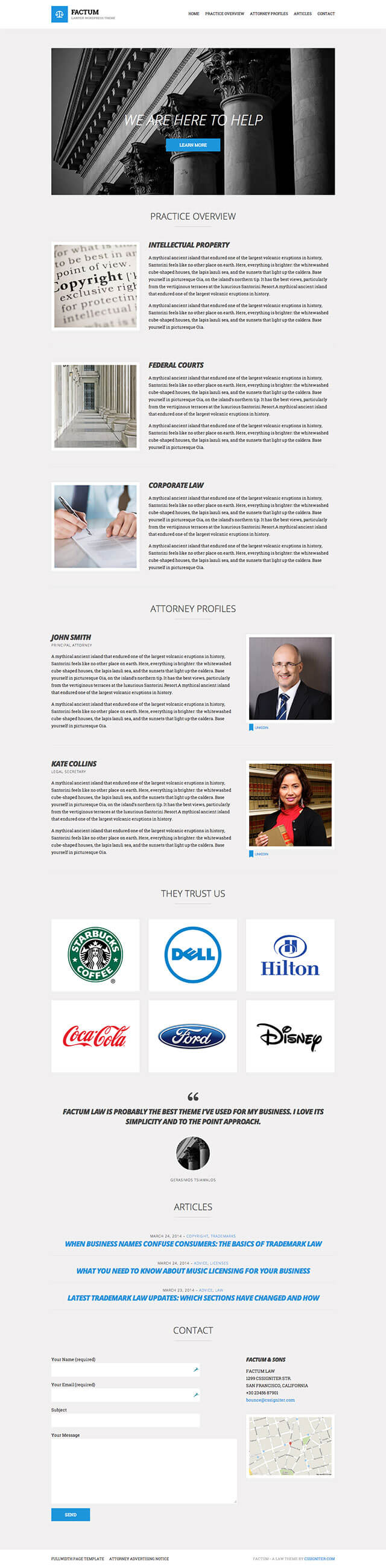 31 Best Lawyer Wordpress Themes For Law Firms Attorney 2021