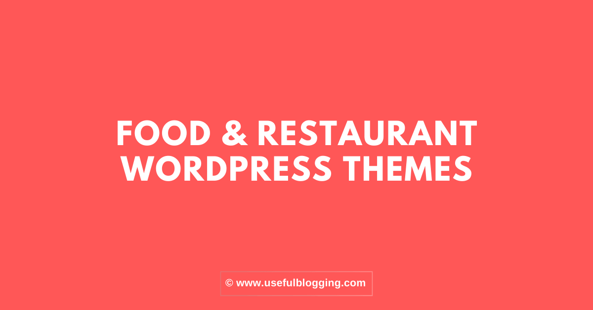 Free Food & Restaurant WordPress Themes