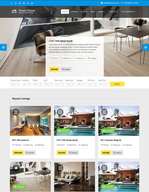 23 Best Real Estate WordPress Themes for Realtors 2022