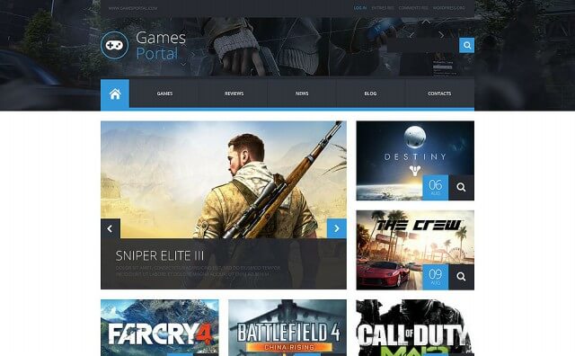 game-portal-wordpress-theme