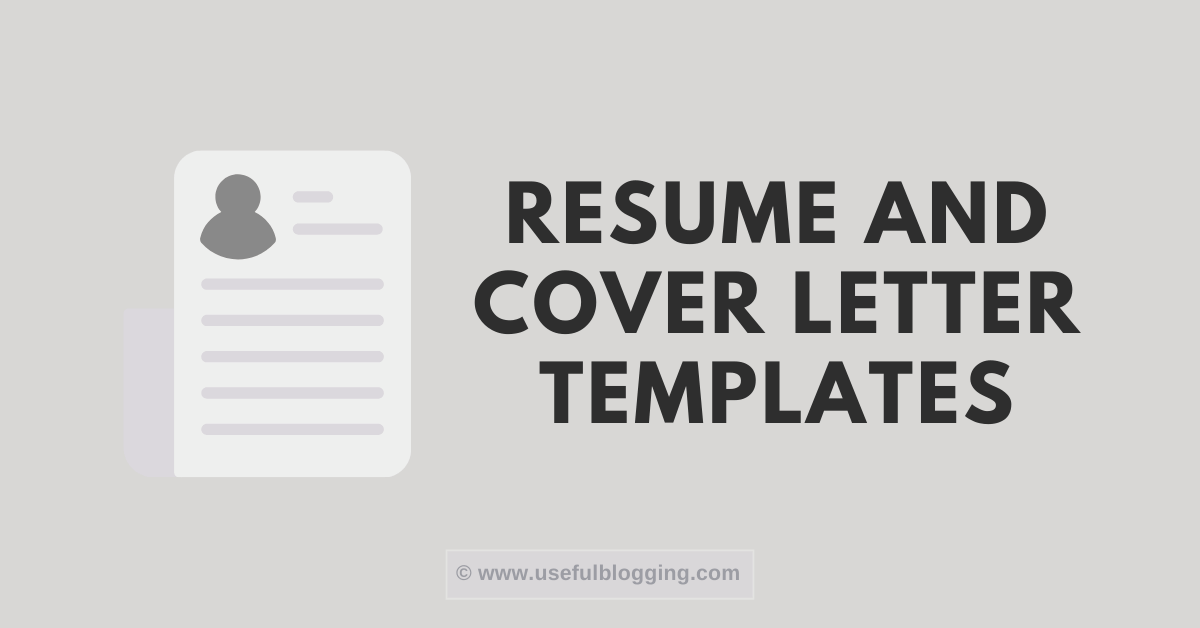 Best Resume and Cover Letter Templates